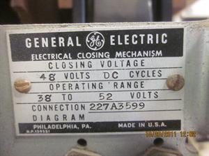 General Electric AK3A-50S - Electrically Operated (EO), Drawout