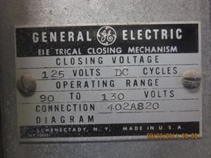 General Electric AKF-1-C4, Low Voltage Air Breaker