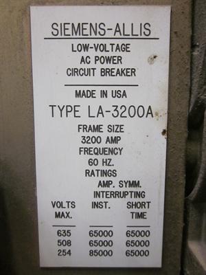 Siemens Allis LA-3200A